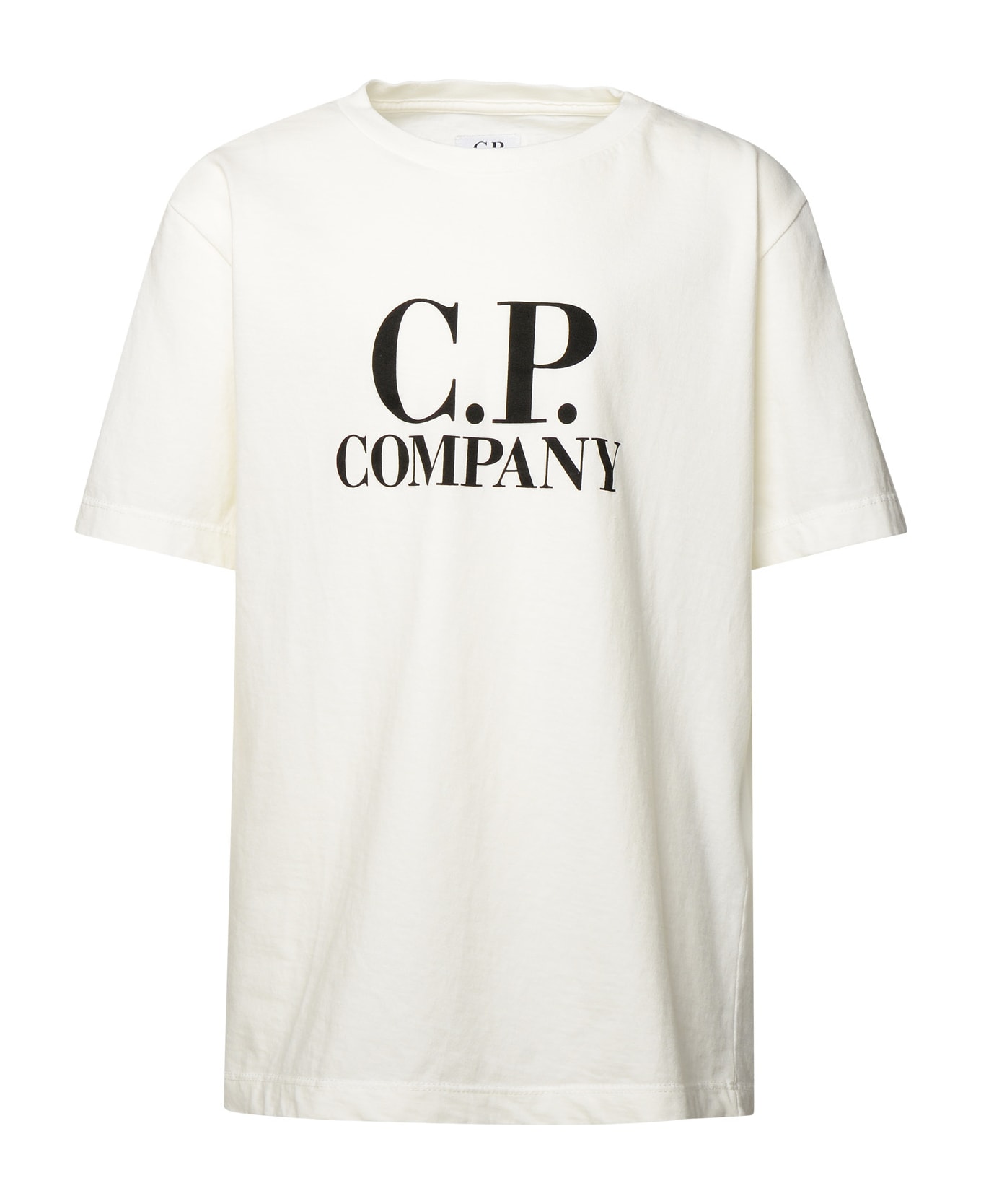 C.P. Company White Cotton T-shirt - White Tシャツ＆ポロシャツ