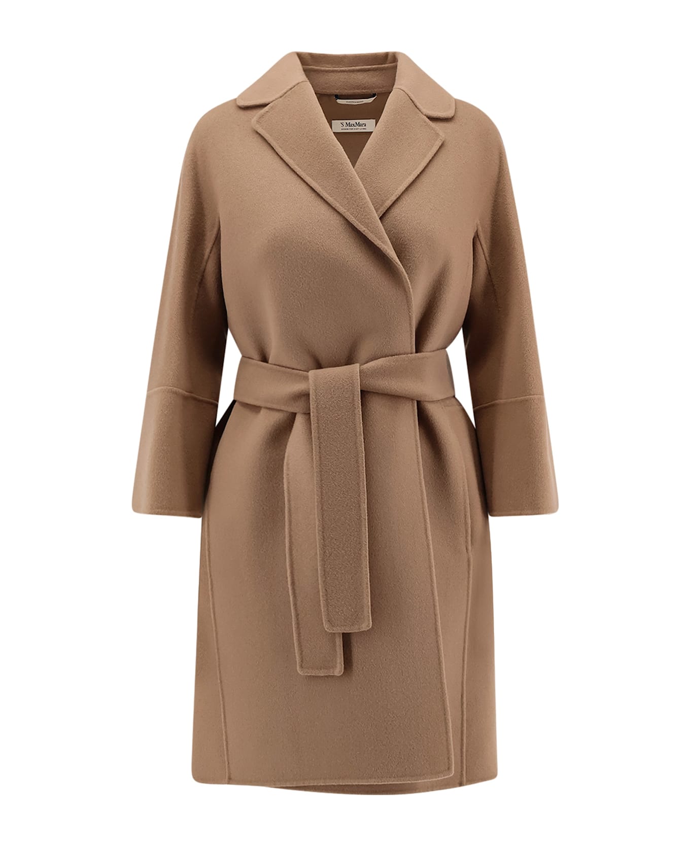Max Mara Arona Virgin Wool Coat - Camel