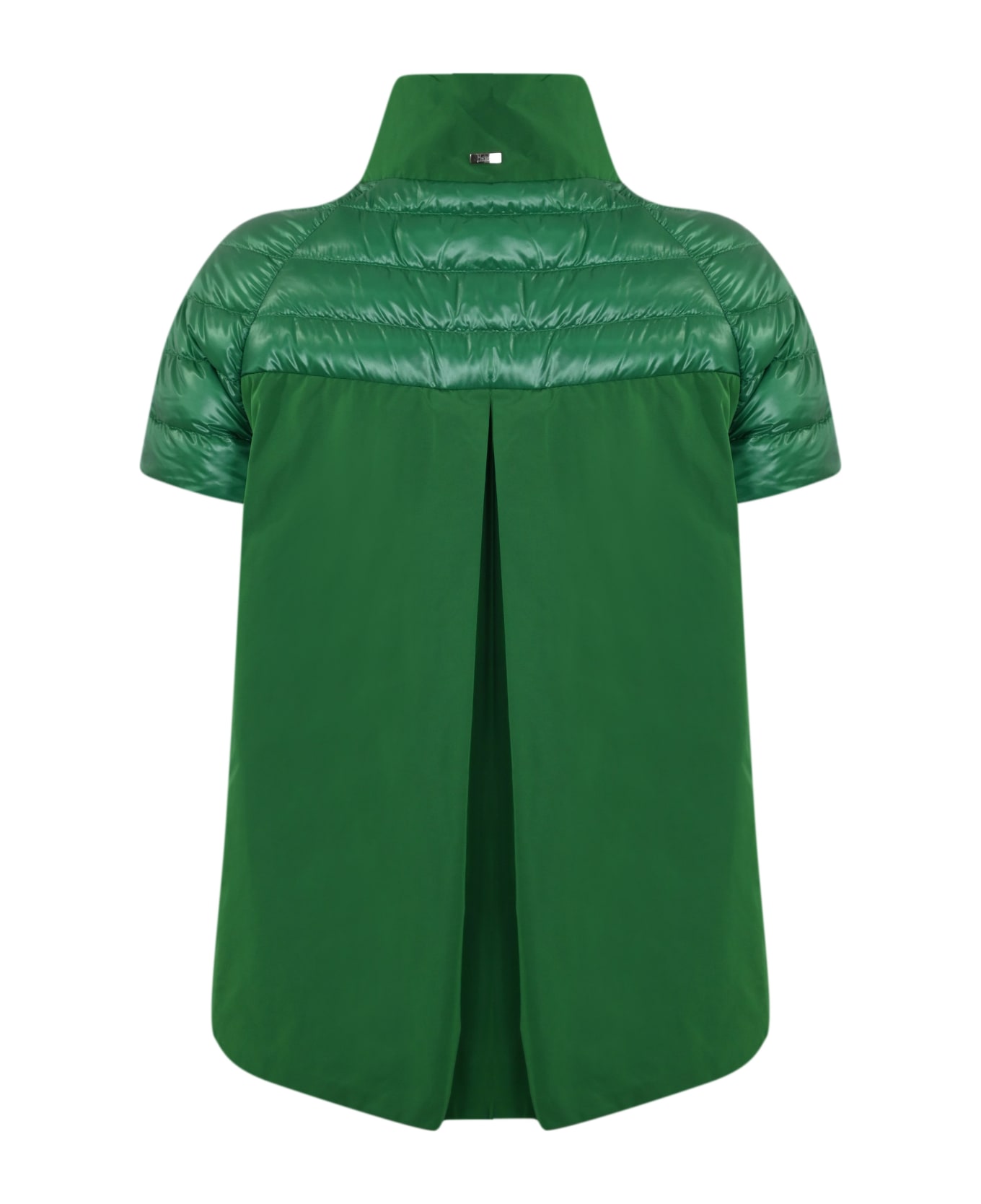 Herno Short-sleeved Down Jacket - Jolly green