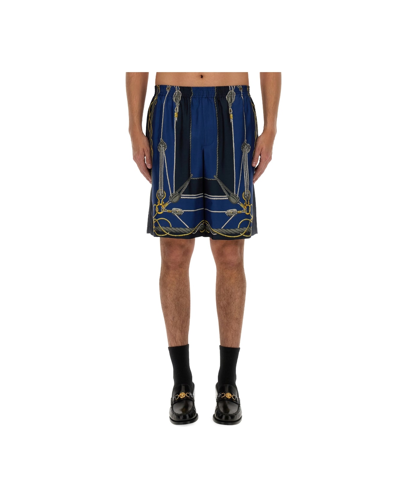 Versace Twill Bermuda Shorts - MULTICOLOUR