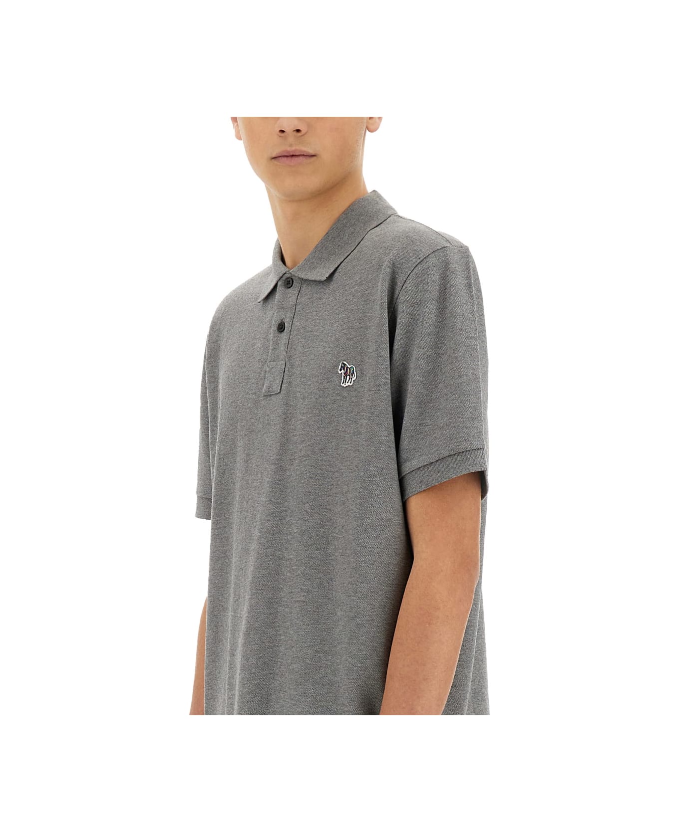 PS by Paul Smith "zebra" Polo. - GREY