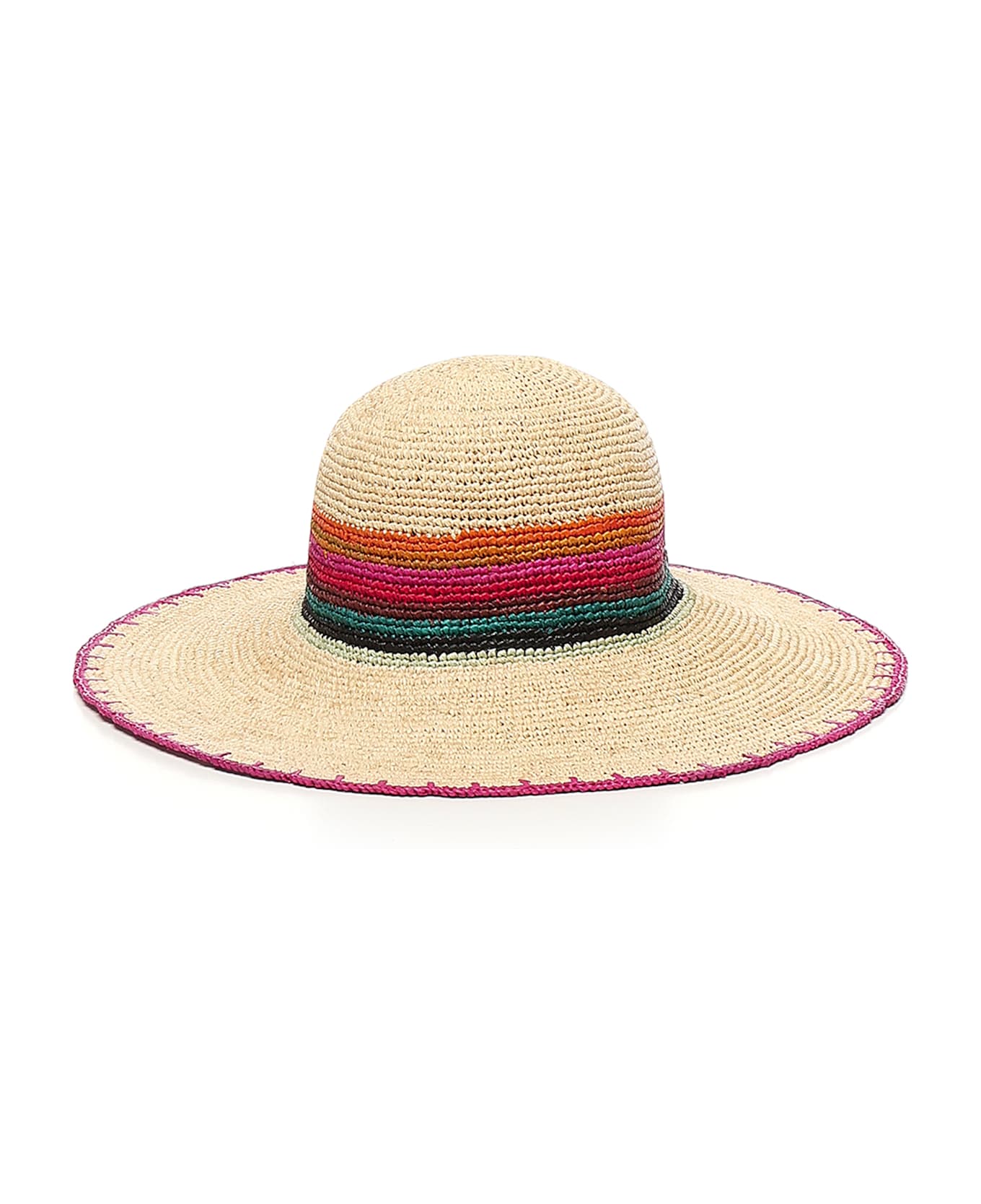 Coccinelle Anita Raffia Hat - MultiColour