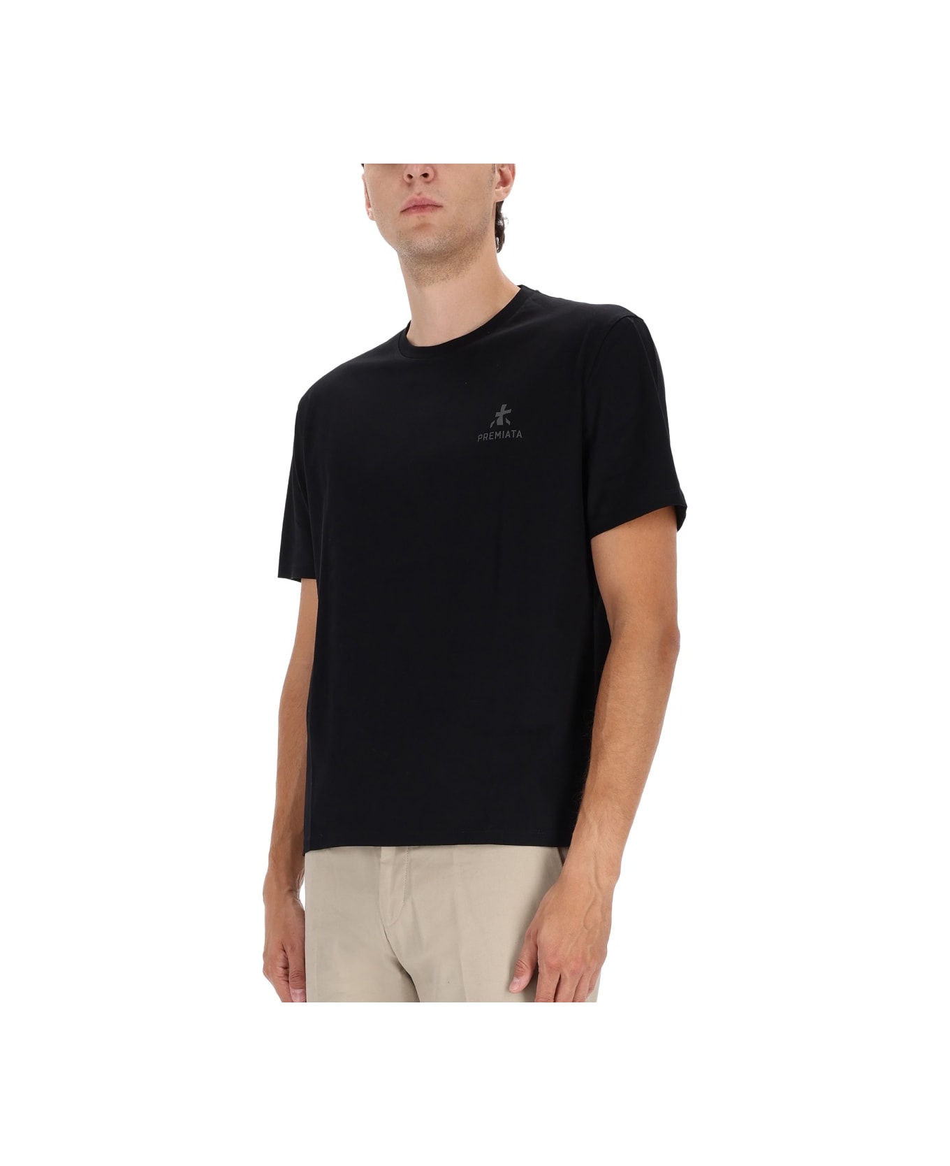 Premiata T-shirt With Logo - BLACK