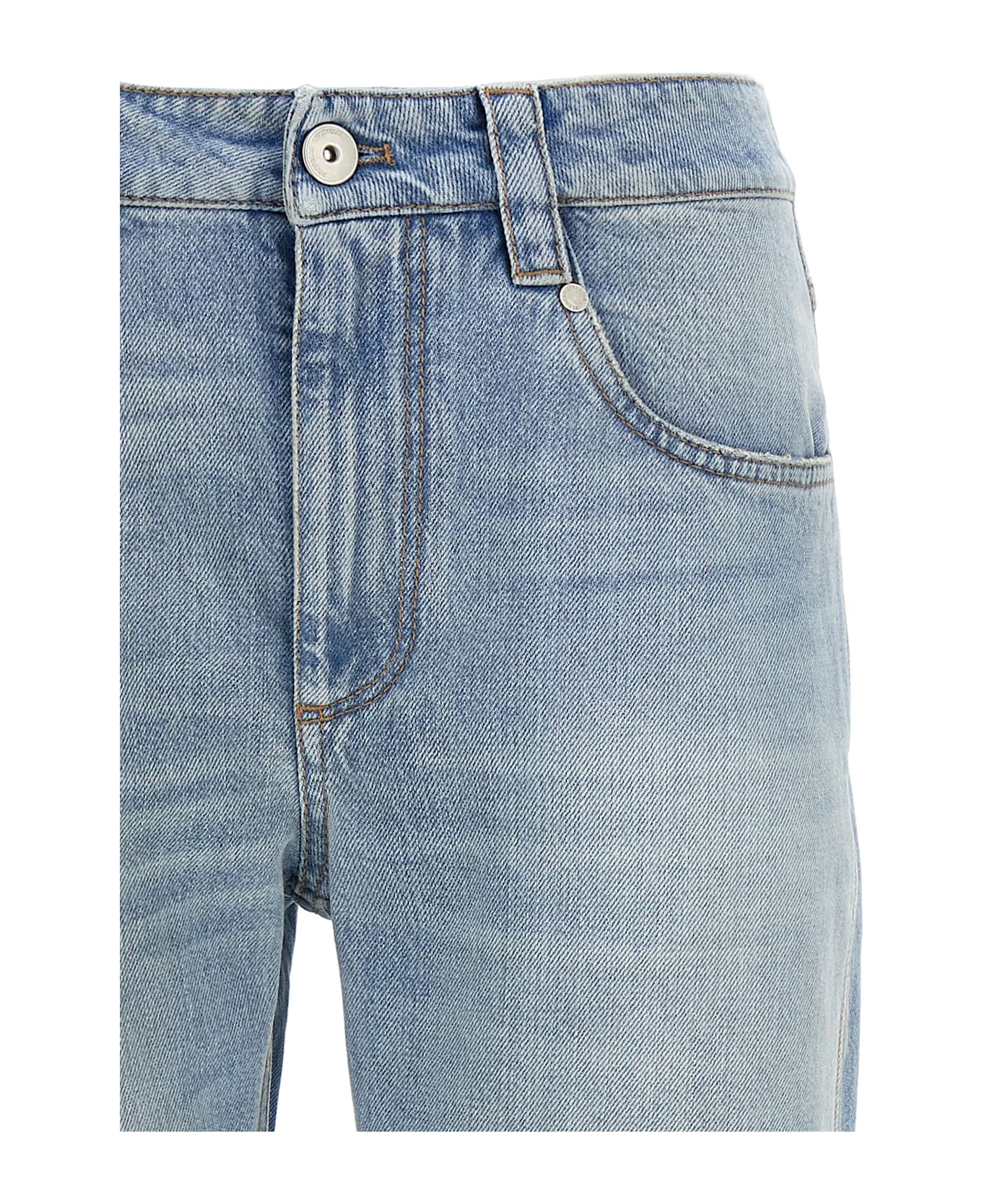 Brunello Cucinelli Straight Leg Jeans - Light Blue