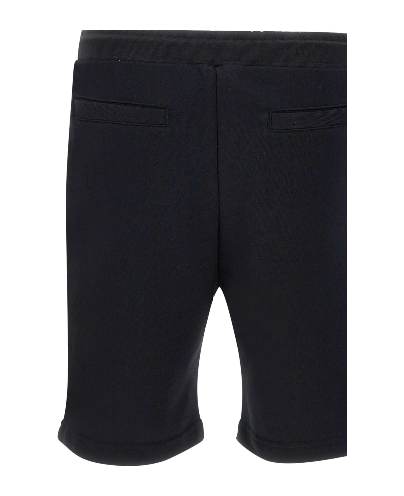 Iceberg Cotton Shorts - BLACK