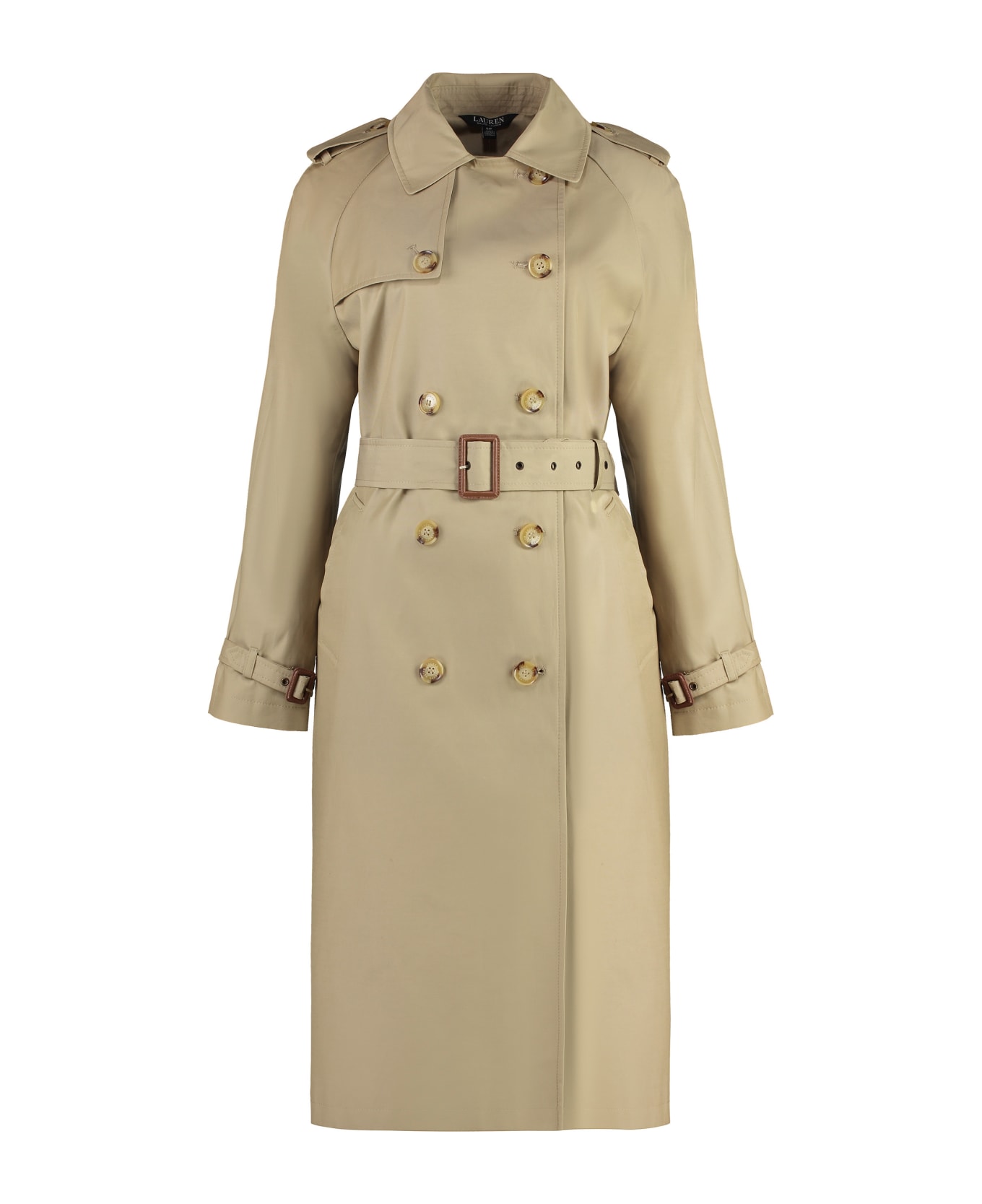 Ralph Lauren Cotton Trench Coat - Beige