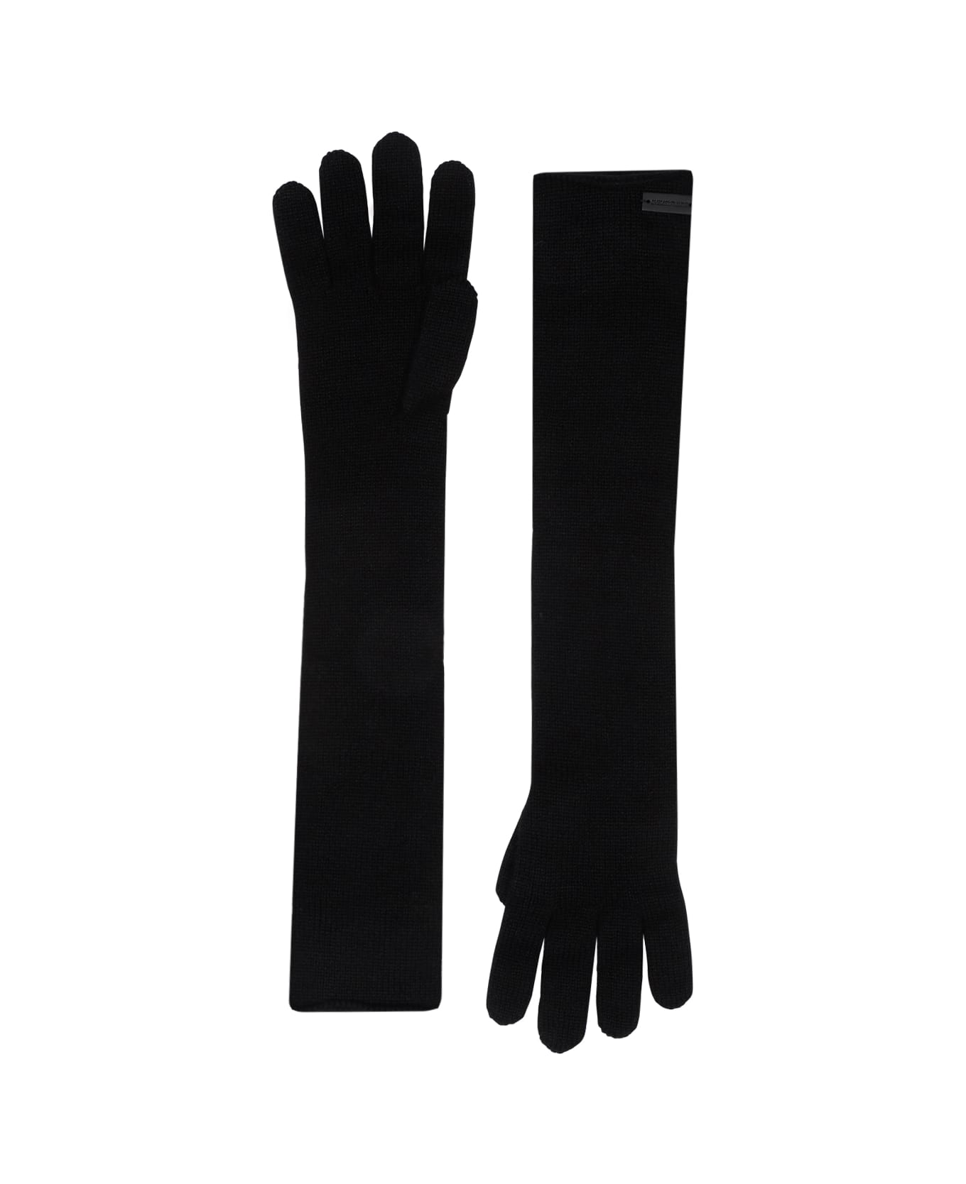 Saint Laurent Cashmere Gloves - Black