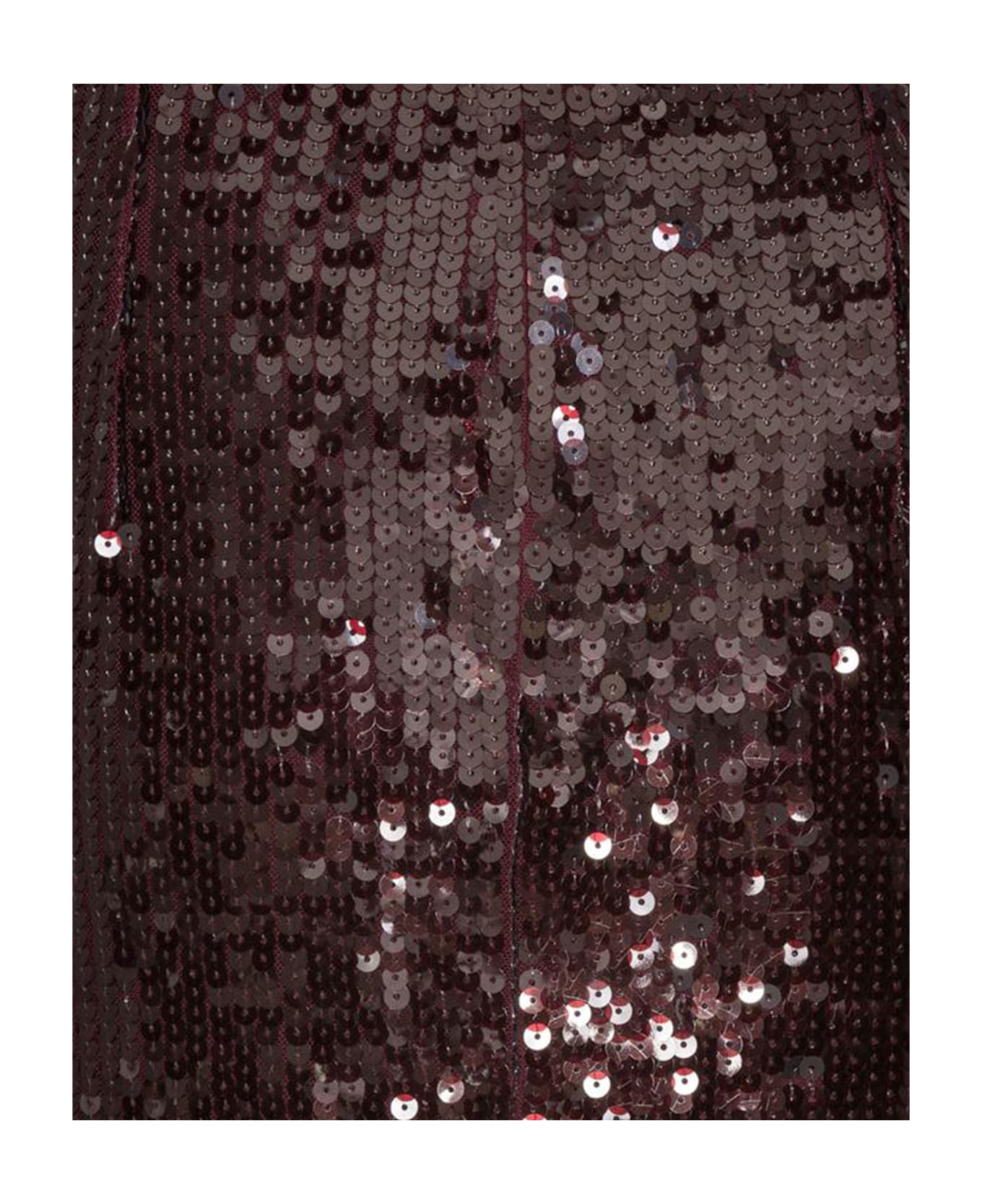 Rotate by Birger Christensen Sequins Skirt - Red