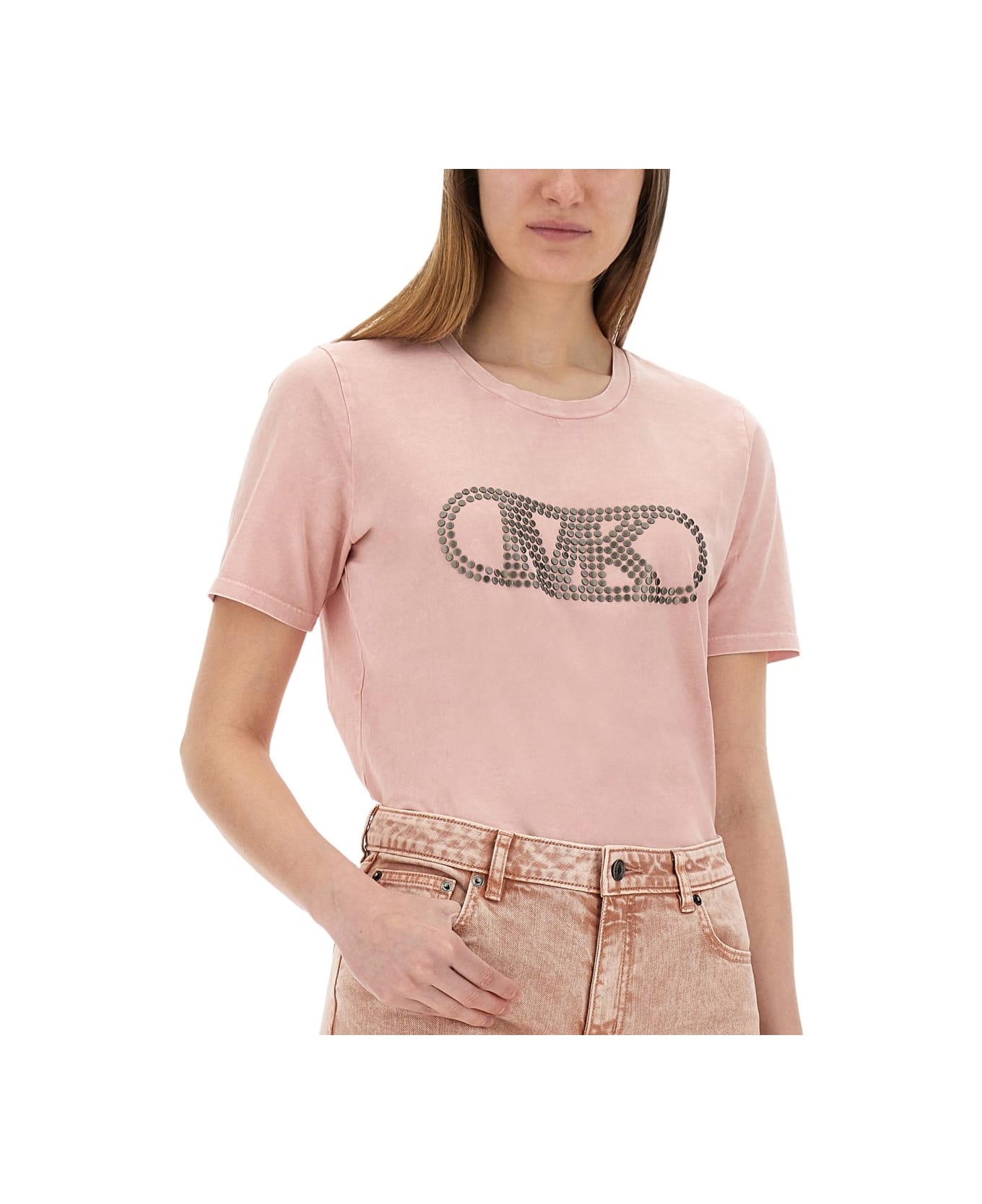 Michael Kors T-shirt With Logo - PINK