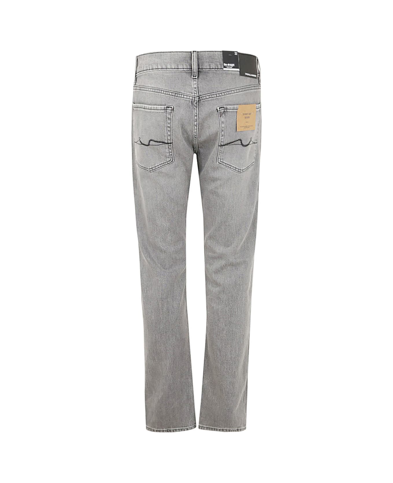 7 For All Mankind The Straight Growth Jeans - Grey デニム
