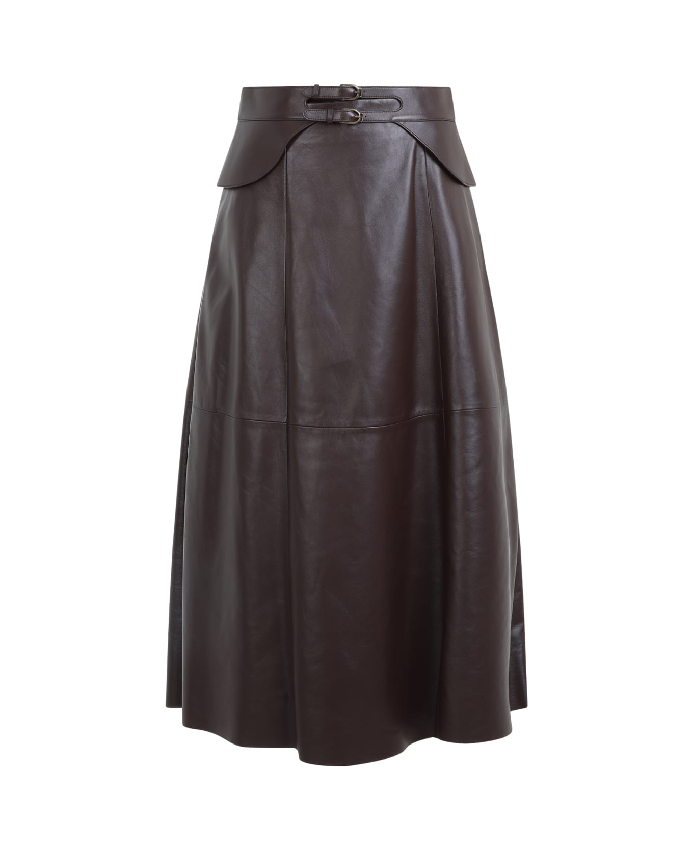 Ralph Lauren Millie Mid A-line Skirt - Mocha