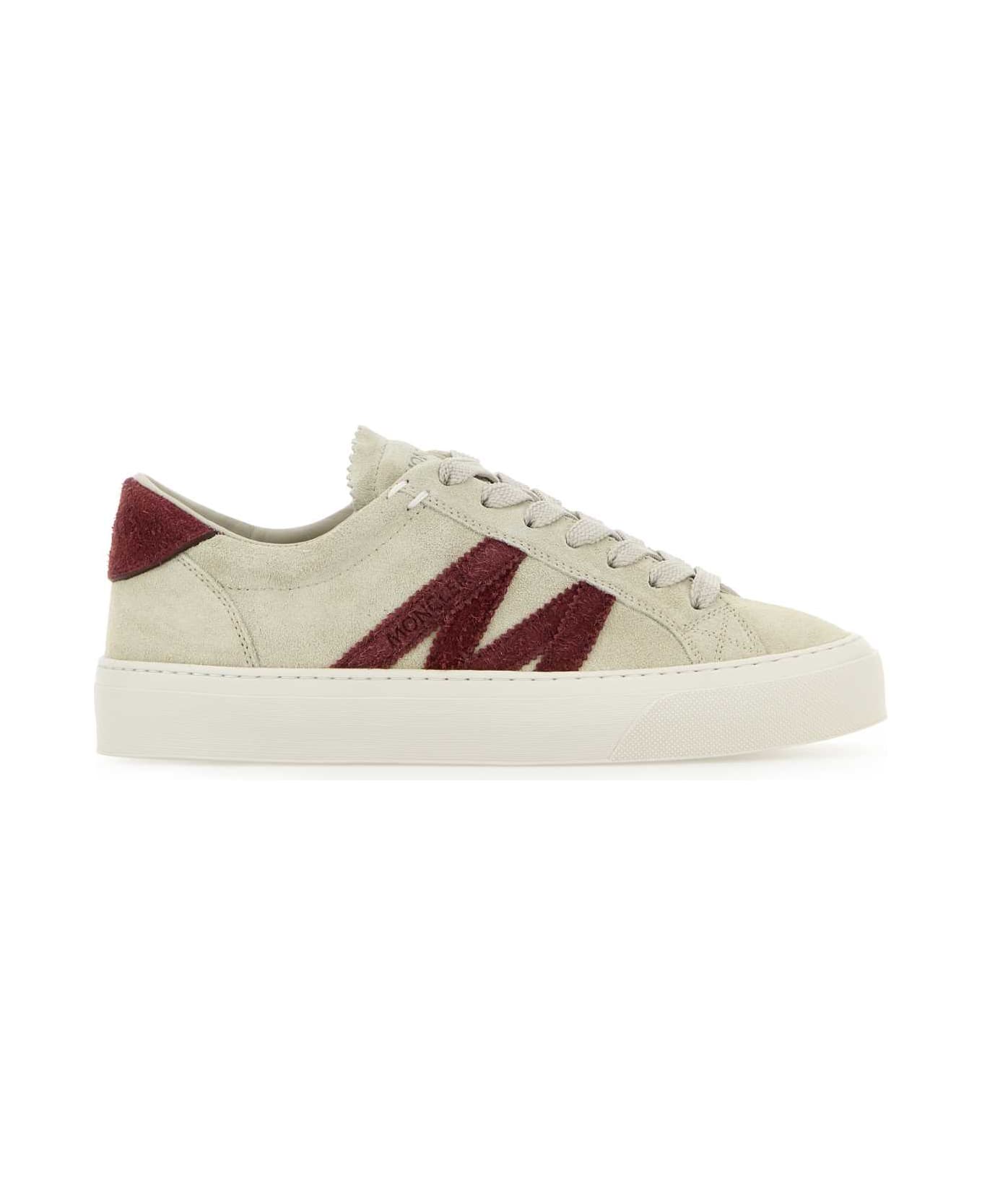 Moncler Sand Suede Monaco2 Sneakers - 20C
