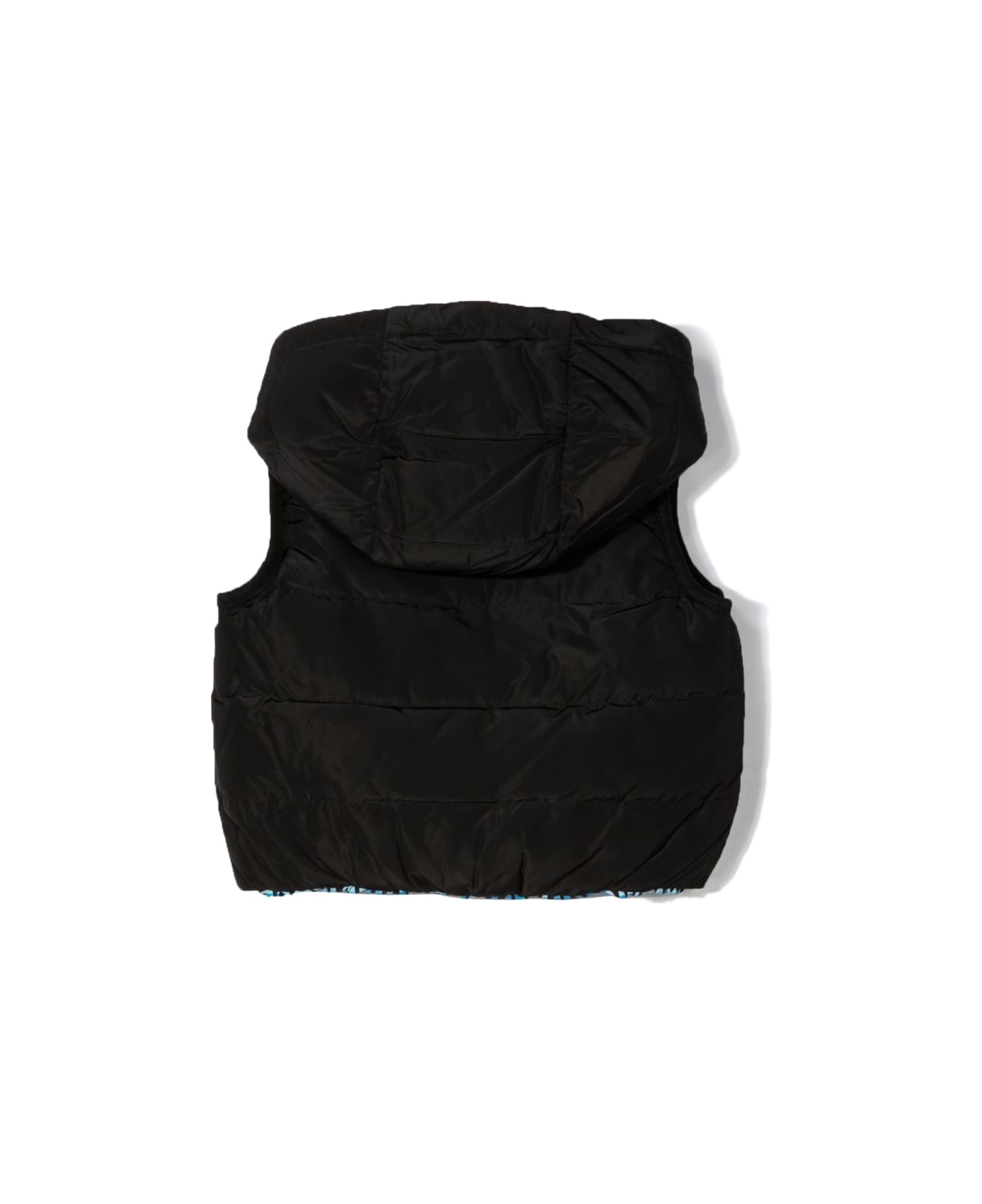 Moschino Gilet Reversibile Con Cappuccio - MULTICOLOUR