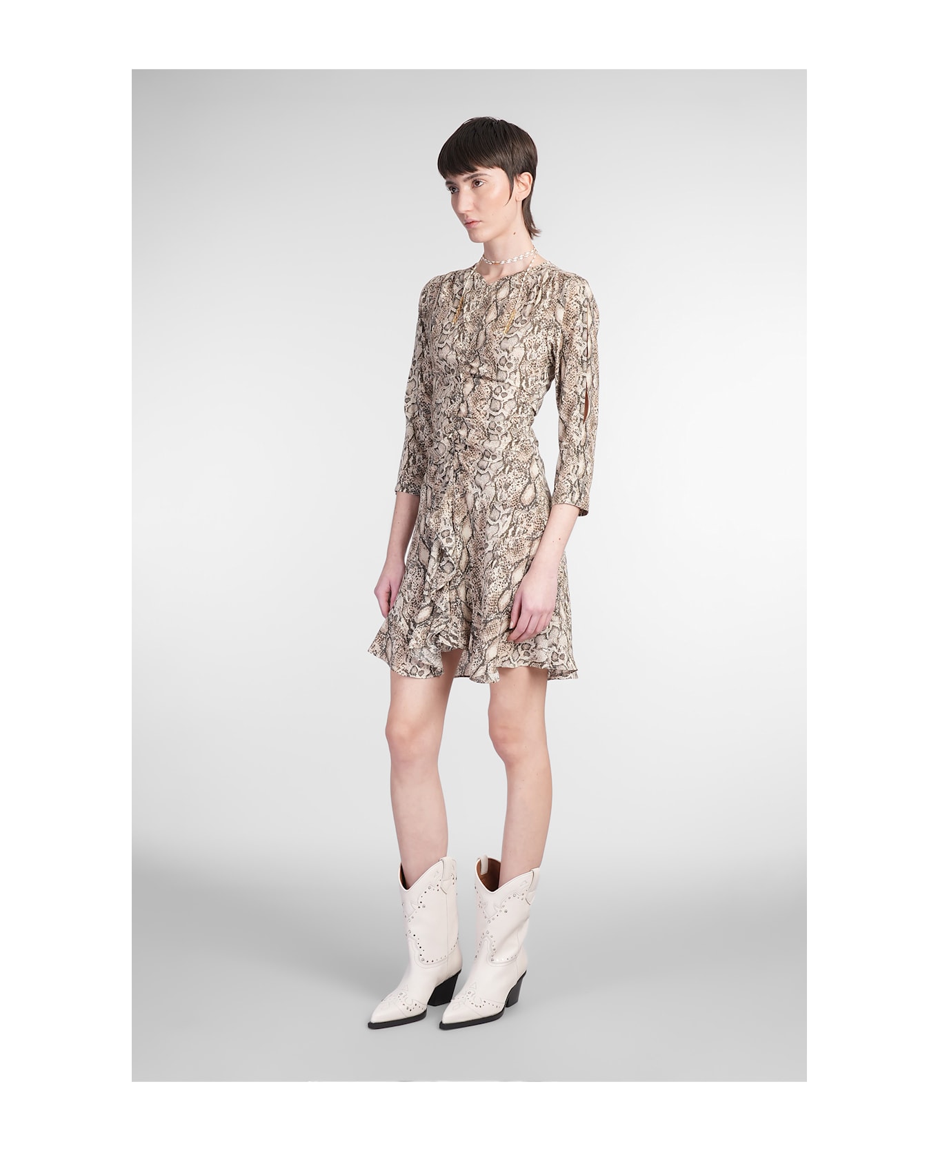 Isabel Marant Octavia Dress - beige