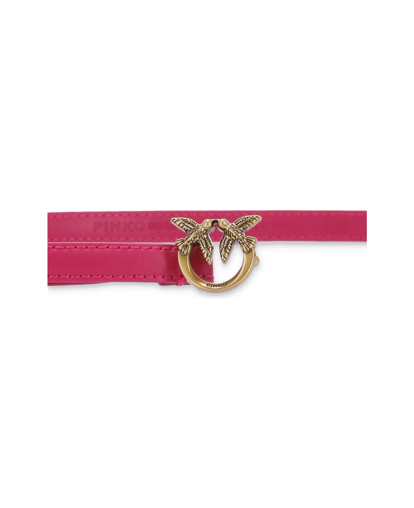 Pinko Love Berry Belt - Pink gold