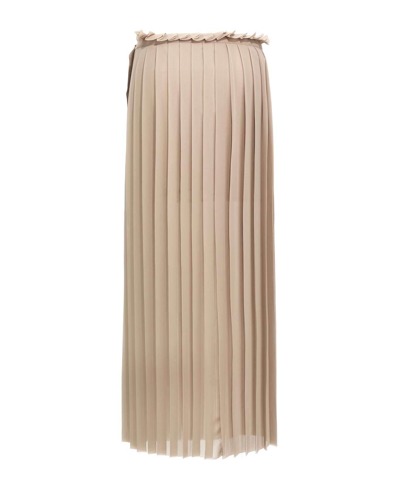 Ami Alexandre Mattiussi 'pleated' Skirt - BEIGE