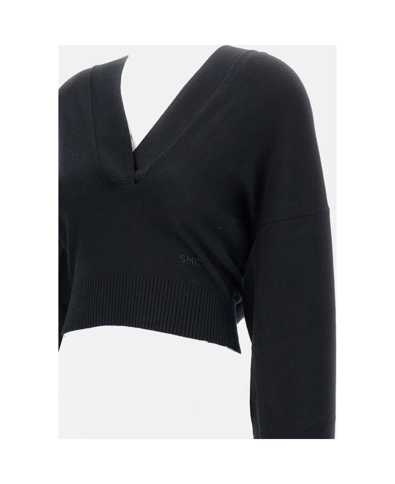 Stella McCartney Cosy Knit Hoodie - Black