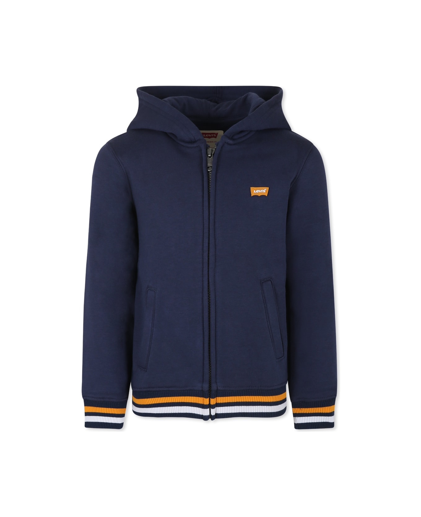 Levi
s Black Sweatshirt For Boy With Logo - Blue
