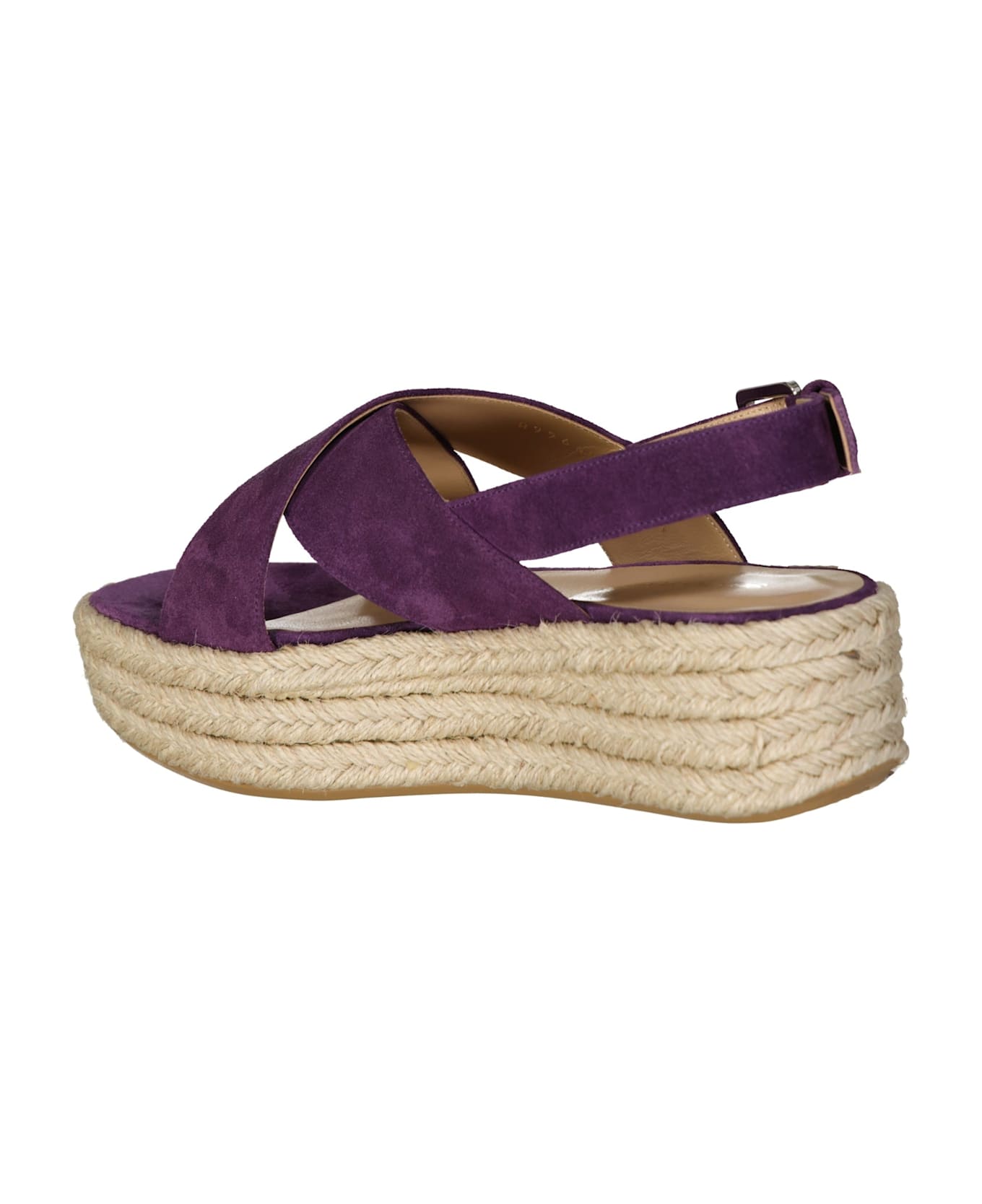 Sergio Rossi Leather Espadrilles - Purple