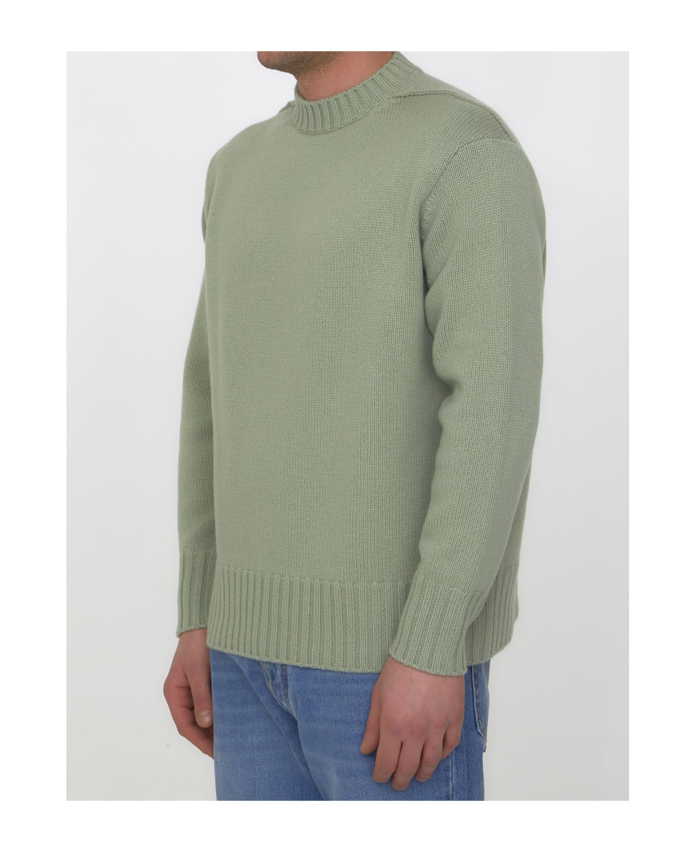 Lanvin Green Cashmere Sweater - GREEN ニットウェア