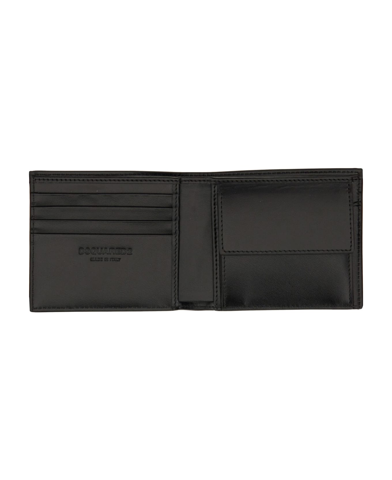 Dsquared2 Bi-fold Wallet - NERO 財布