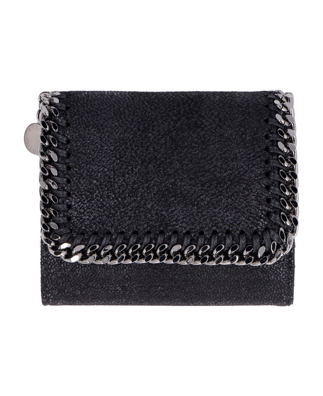Stella McCartney Falabella Small Flap Wallet - black 財布