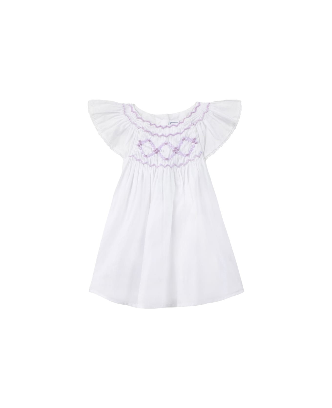 Tartine et Chocolat Dress - WHITE