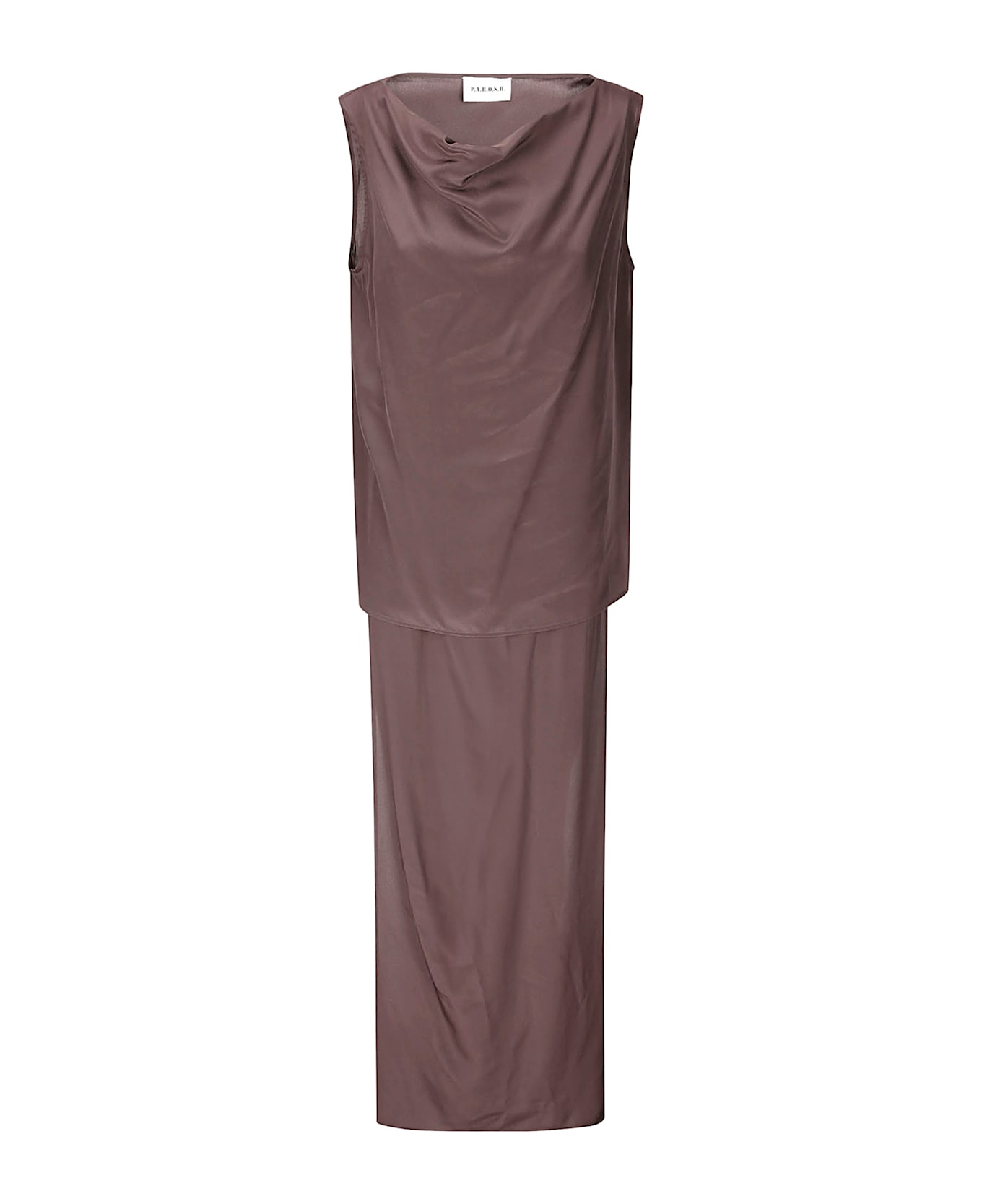 Parosh Shirt - BROWN