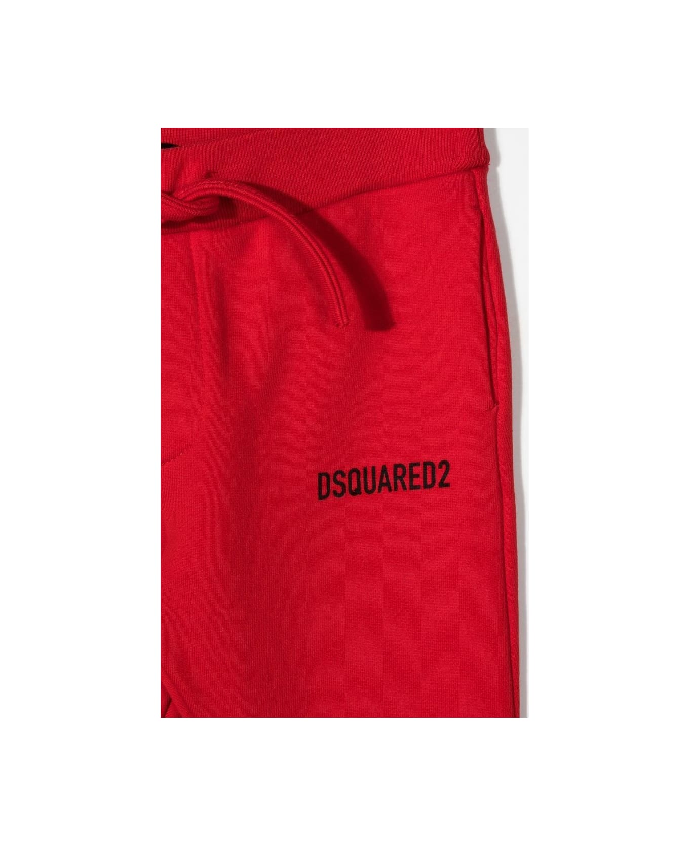 Dsquared2 Trousers With Print - Red ボトムス
