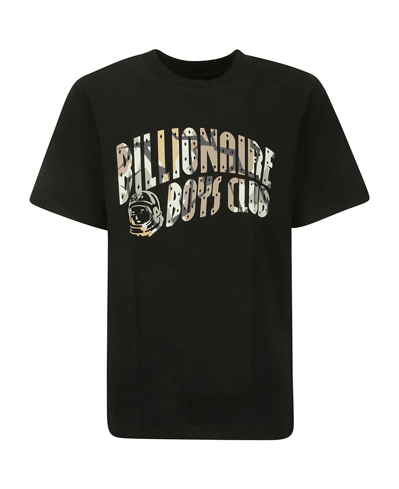 Billionaire Boys Club Camo Arch Logo T-shirt - BLACK