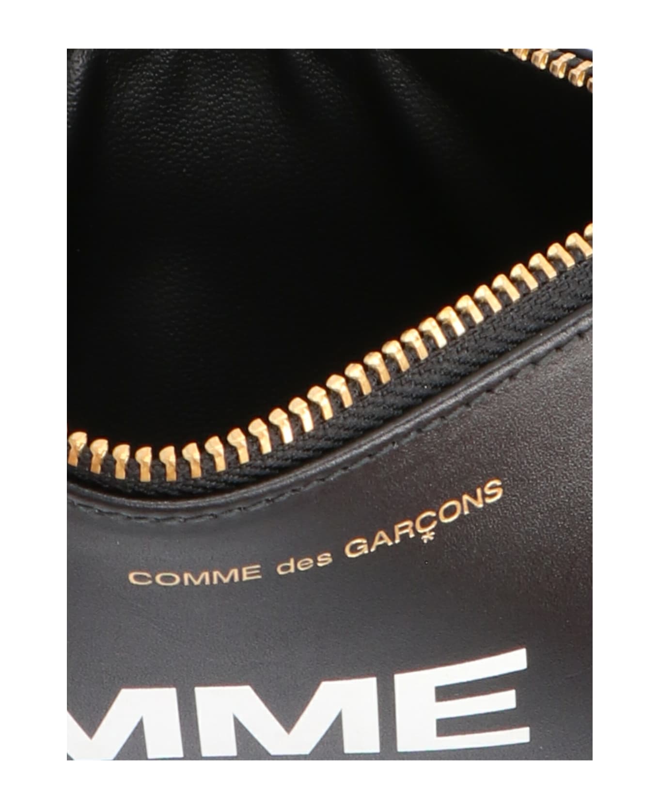 Comme des Garçons Wallet 
huge Logo
 Purse - White/Black