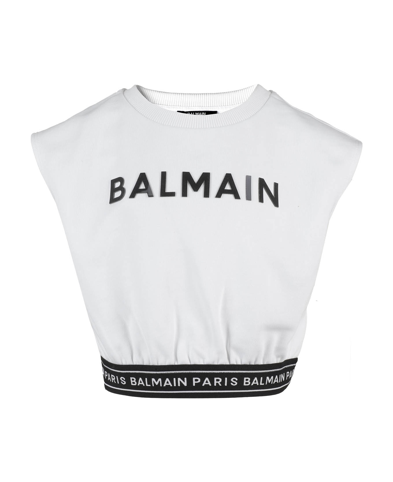 Balmain Corta - Ne White Black ニットウェア＆スウェットシャツ