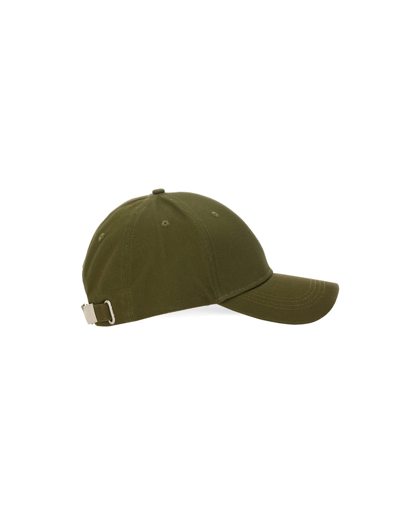 Aspesi Baseball Hat With Logo - MILITARY GREEN