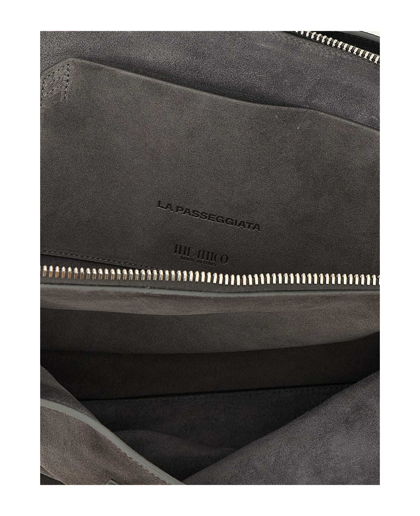The Attico 
la Passeggiata Medium
 Shoulder Bag - Gray