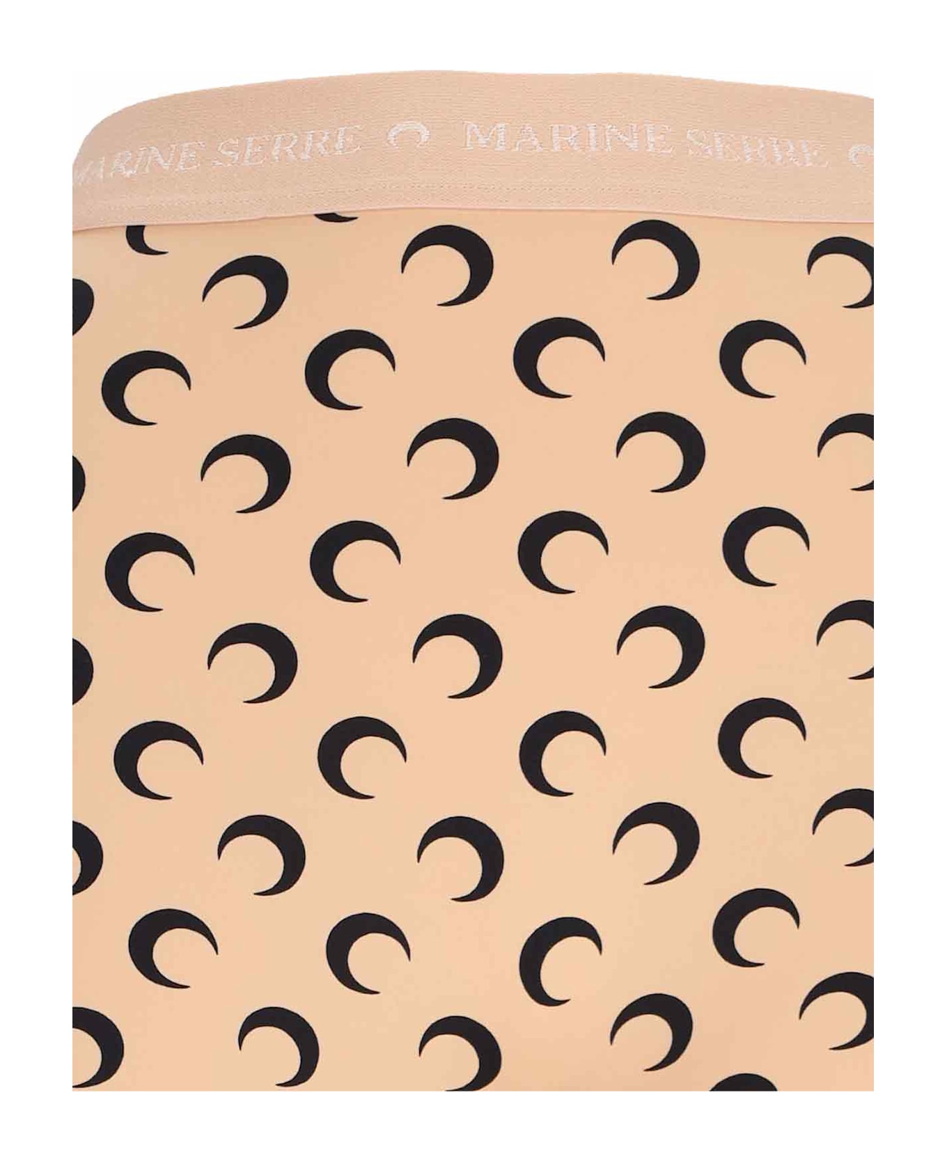 Marine Serre "moon" Leggings - Beige