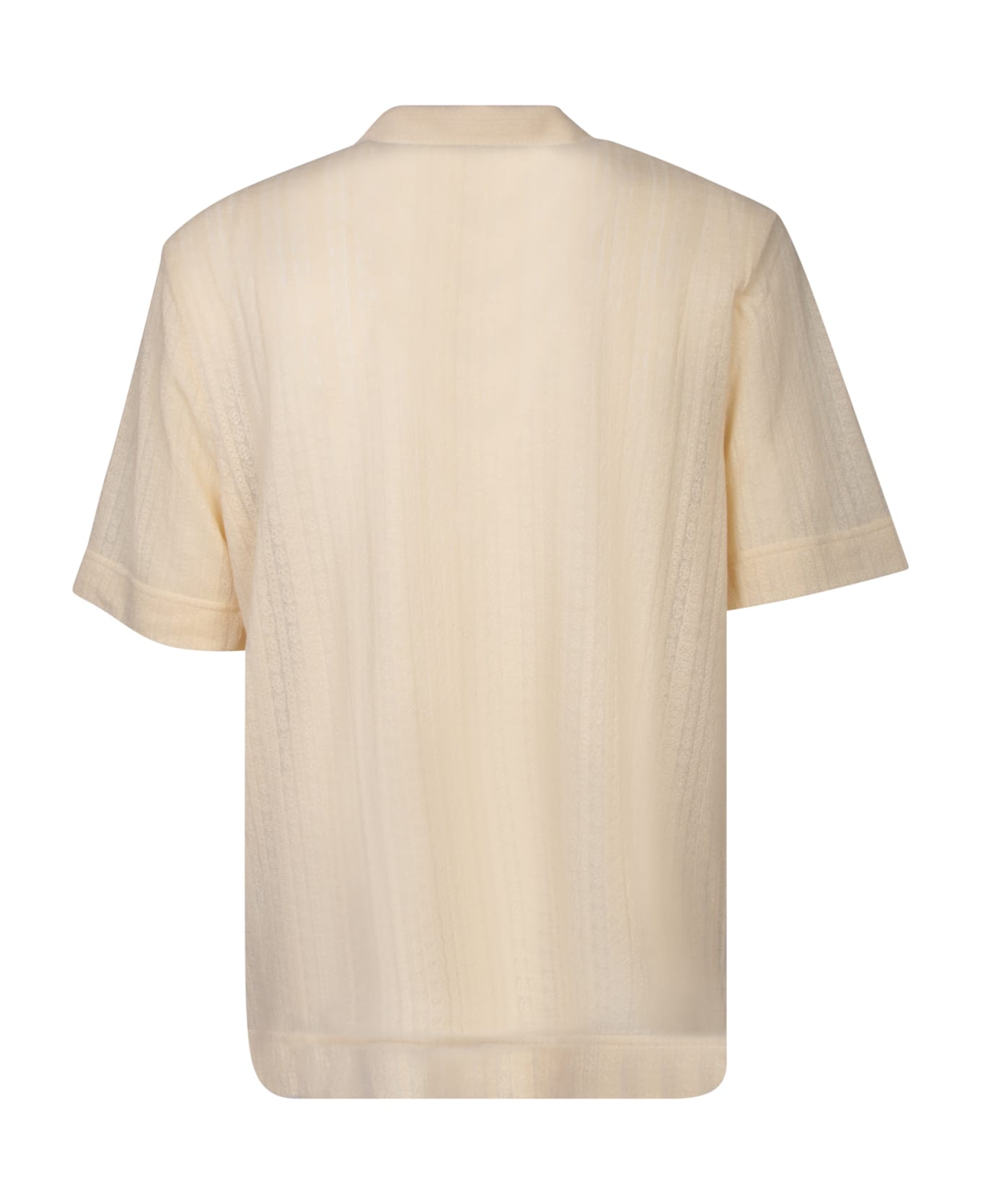Séfr Suneham Medal Ivory Shirt - White