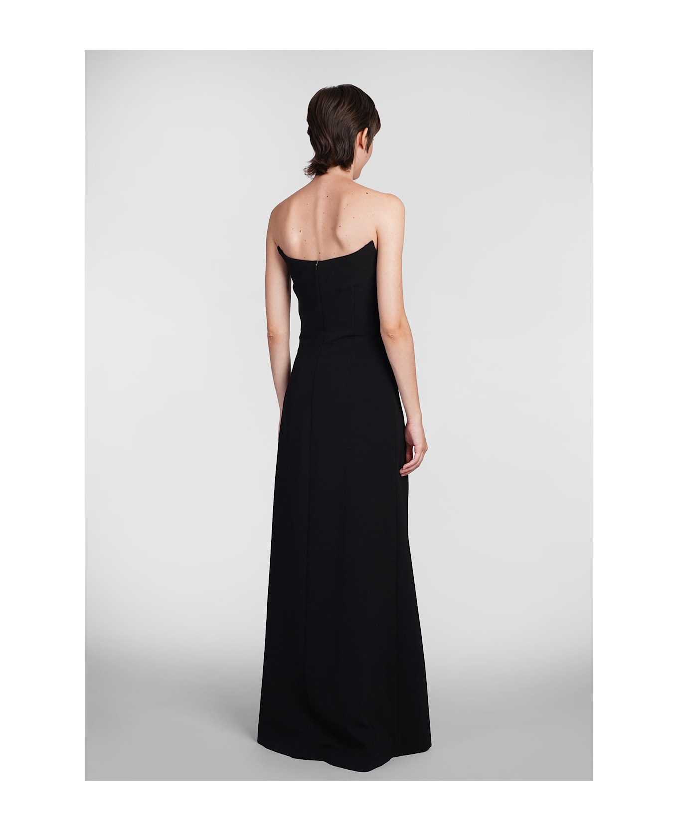 Costarellos Fara Dress In Black Polyester - black