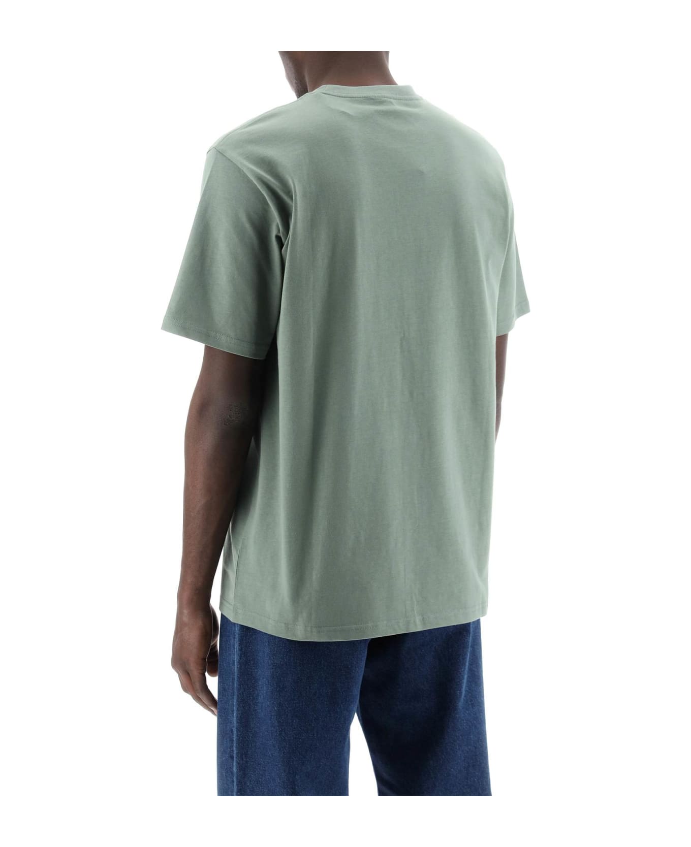 Carhartt T-shirt With Chest Pocket - Military
