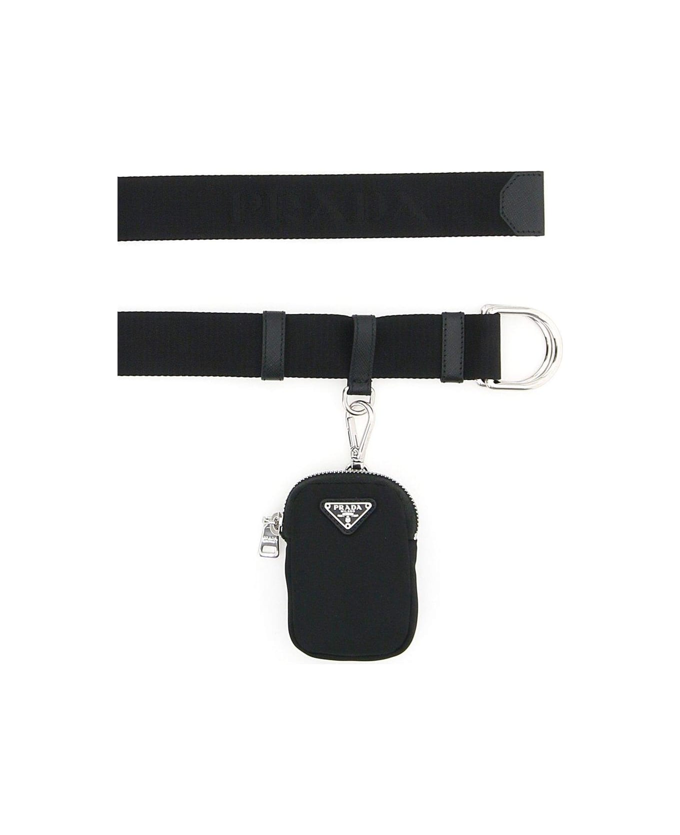 Prada Mini Pouch Belt - Nero