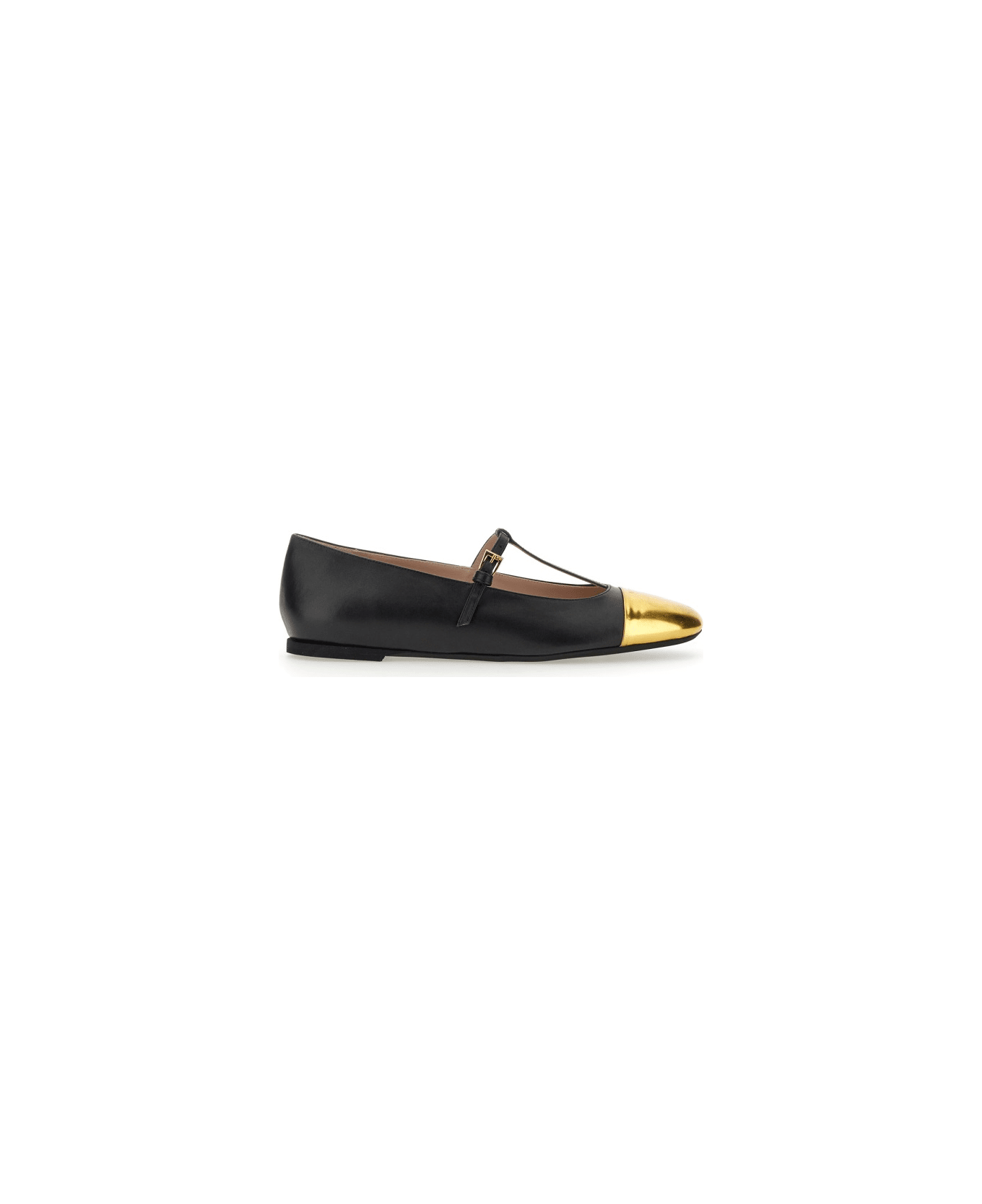 N.21 Leather Mary Jane - BLACK