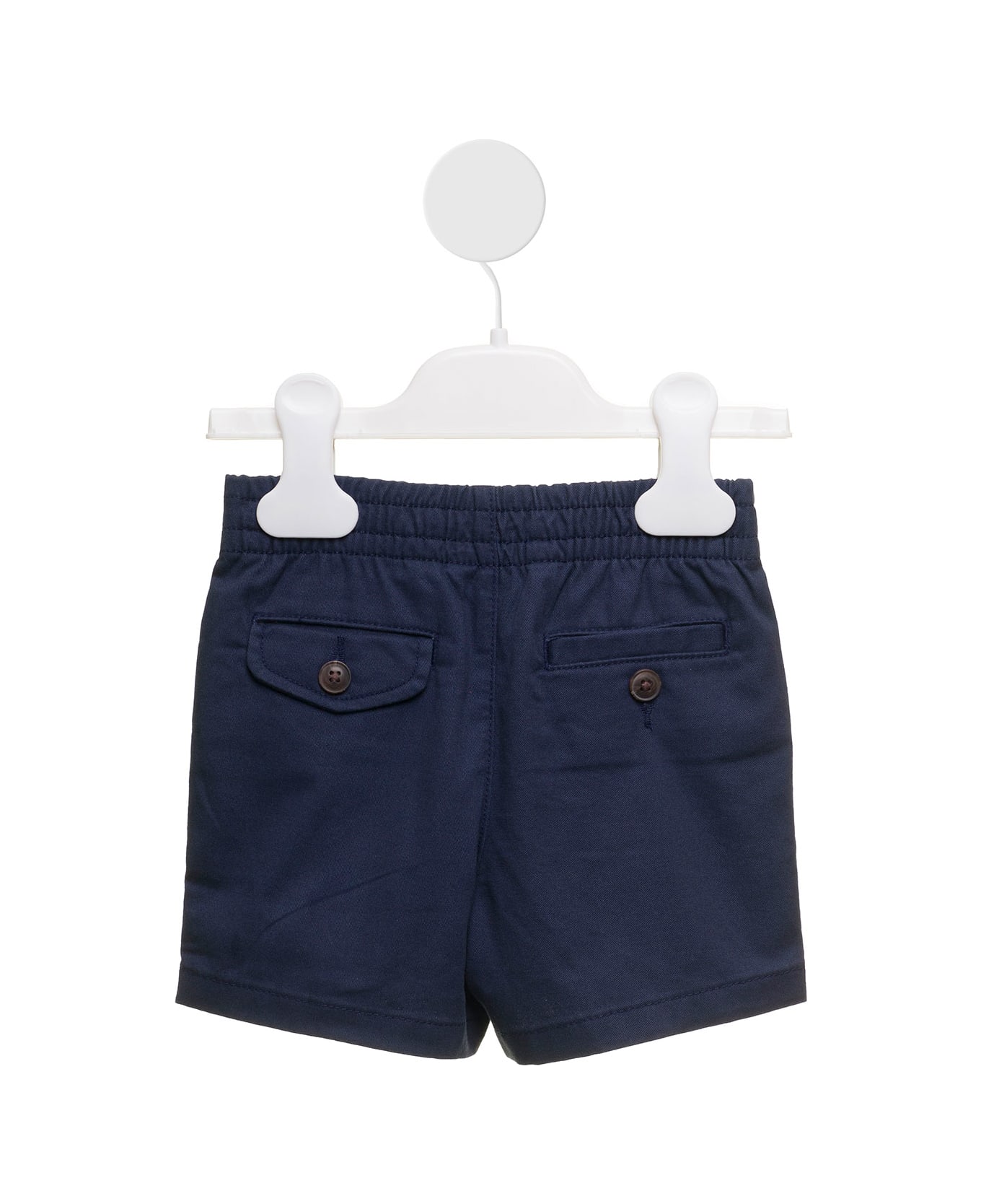 Polo Ralph Lauren paisley Polo Raplh Lauren Kids  Baby Boy's Blue Cotton Shorts With  Logo - Blu