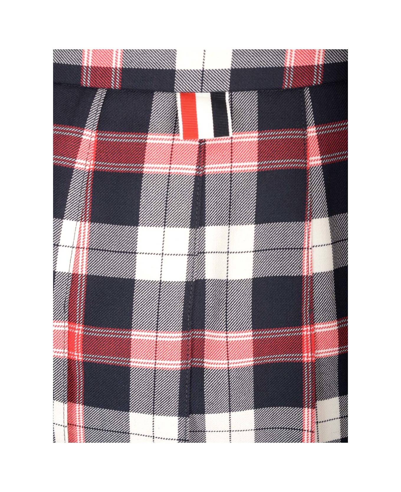 Thom Browne Pleated Mini Skirt - MULTICOLOR