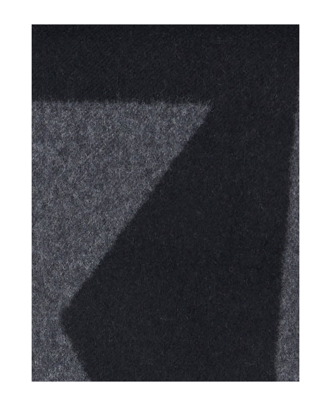 Kiton Scarf Wool - BLACK