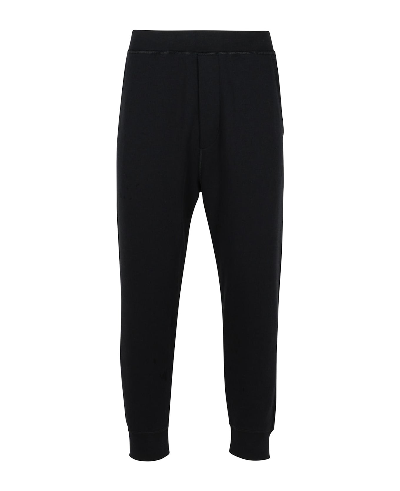 Dsquared2 Relaxed' Black Cotton Pants - Black