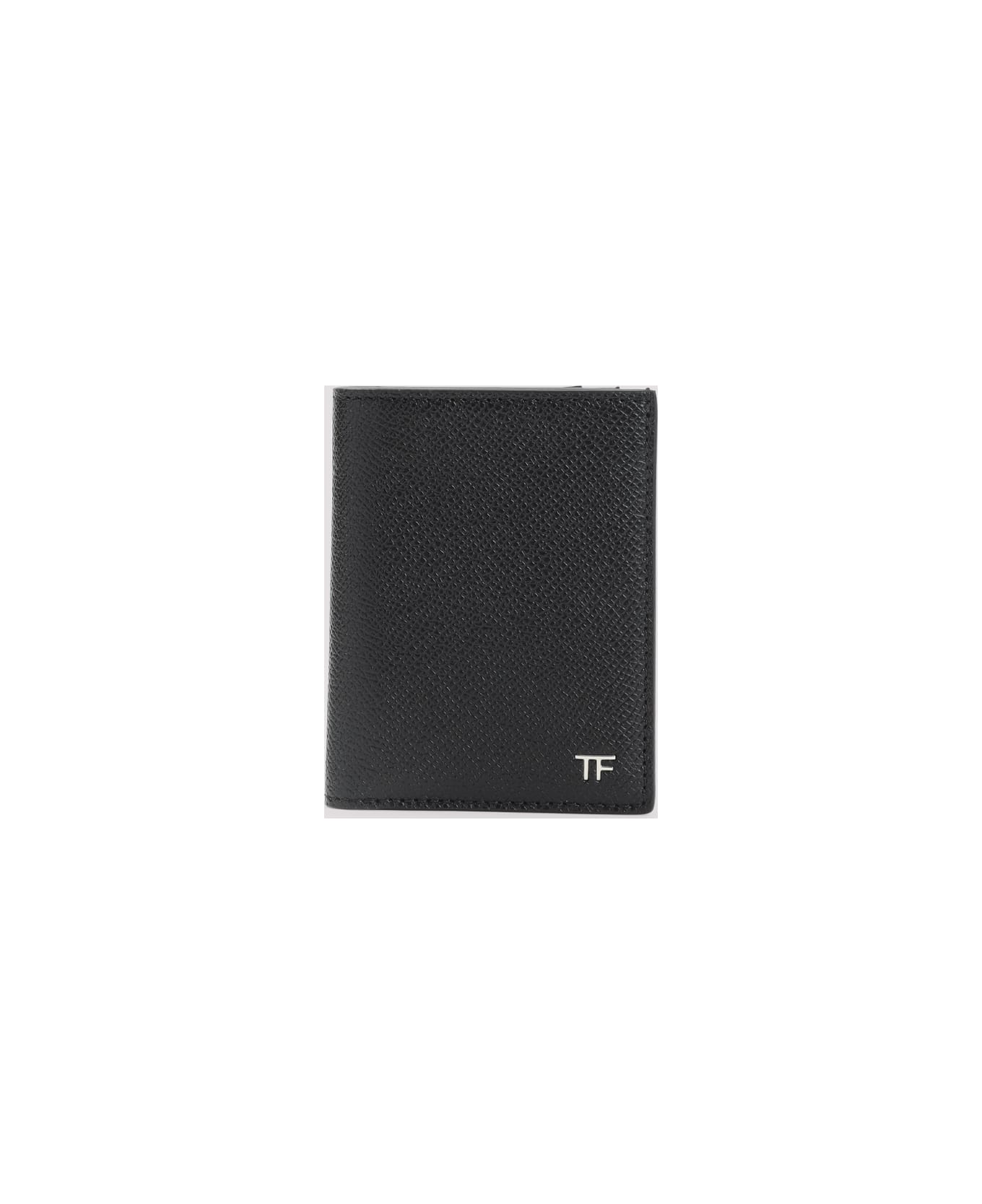 Tom Ford Calf Leather Wallet - Naa Black
