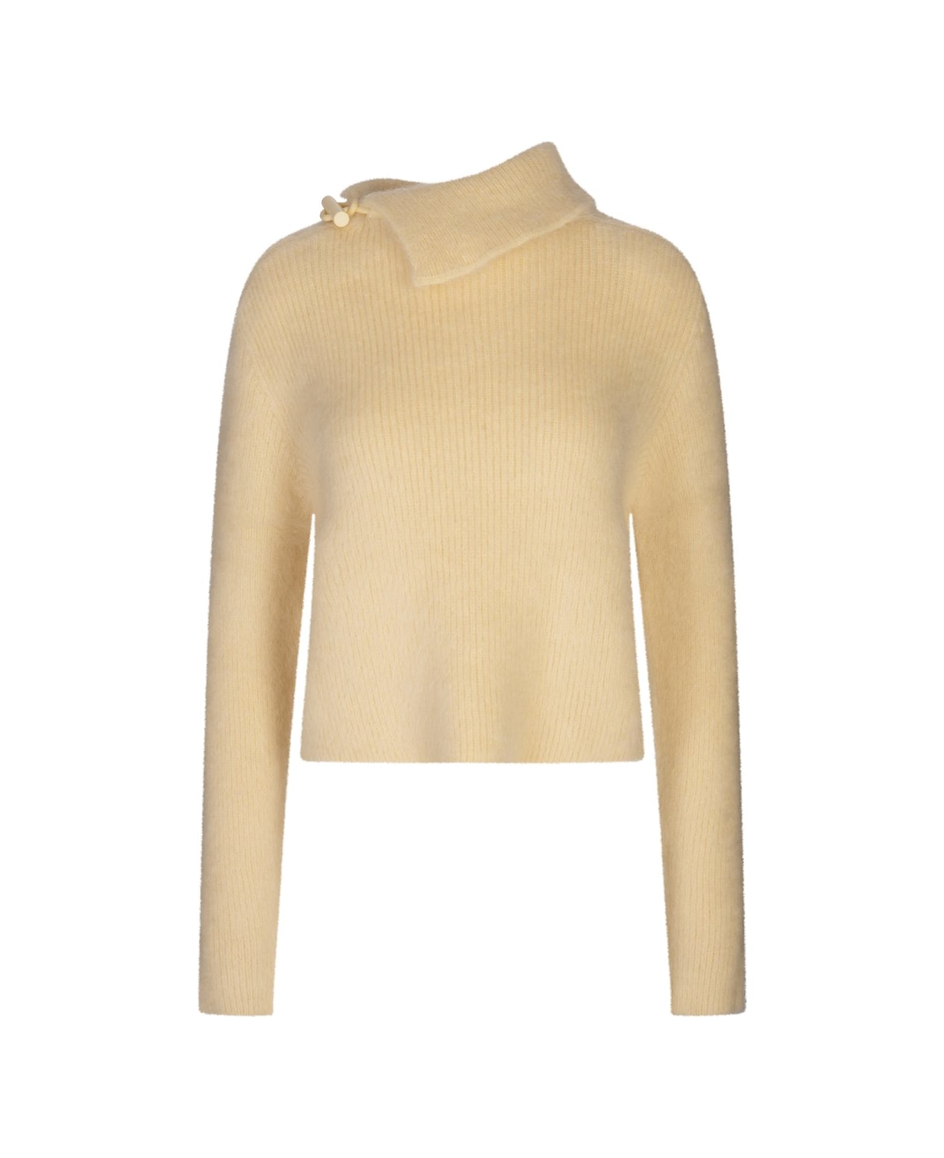 Jacquemus Turtleneck Striped Jumper - YELLOW ニットウェア