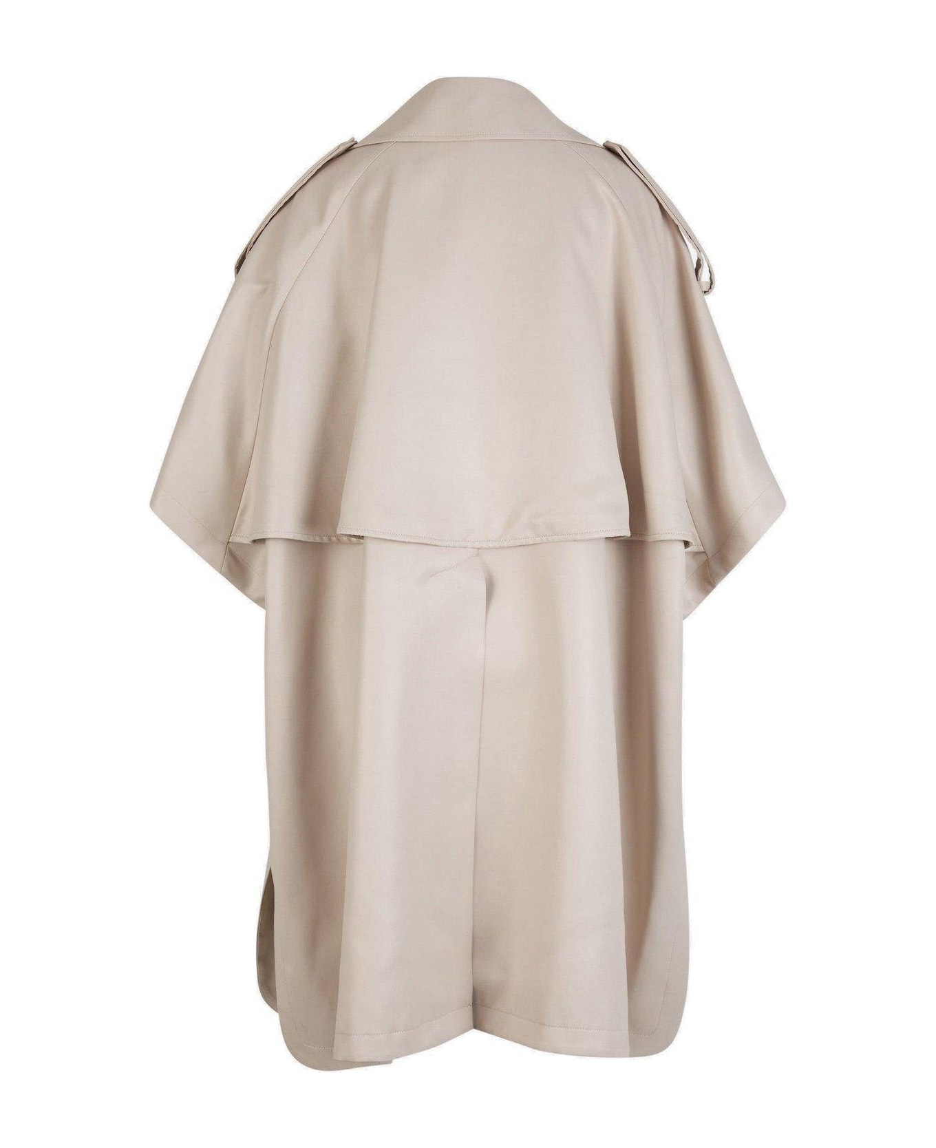 Max Mara Double-breasted Trench Coat - BEIGE コート