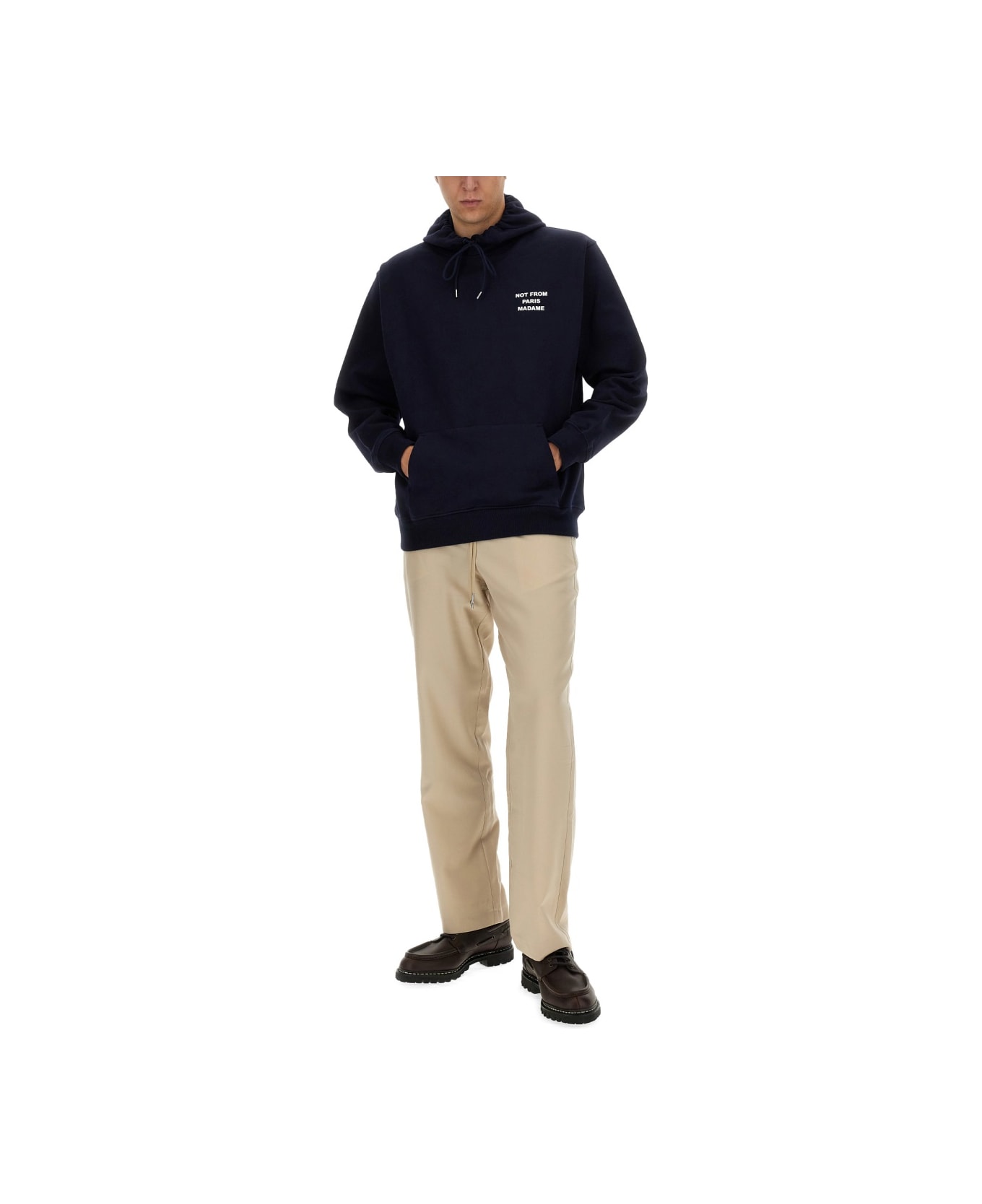Drôle de Monsieur "slogan" Sweatshirt - BLUE
