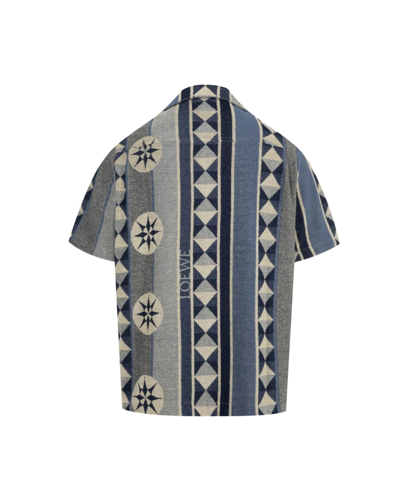 Loewe Jacquard Cotton Shirt - Blue
