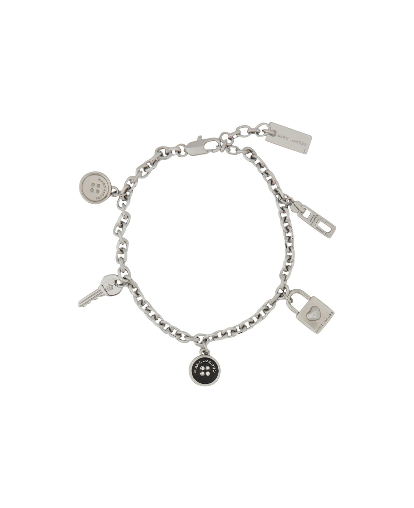Marc Jacobs "button Charm" Bracelet - SILVER
